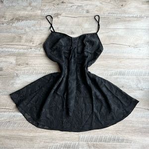 Vintage Valentino Slip Dress Lingerie Jacquard Transparent